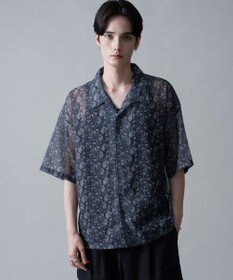 WEGO メッシュパターンオープンカラーシャツ（SS）