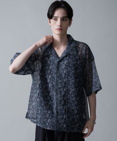 WEGO メッシュパターンオープンカラーシャツ（SS）