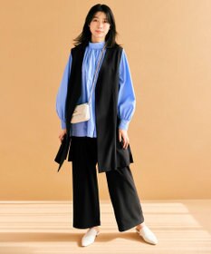 ANY L 【ウエストゴム】イージケア美脚パンツ ワイド