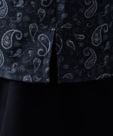 WEGO メッシュパターンオープンカラーシャツ（SS）