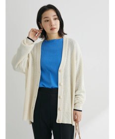 Green Parks ボートネックシャーリングカットプルオーバー