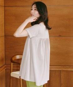 Tiaclasse 【UVカット・吸水速乾】 “きれい見え” バックフレアチュニック