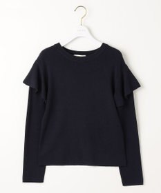 ANY SIS 【洗える】フレアディテール ニット