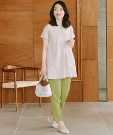 Tiaclasse 【UVカット・吸水速乾】 “きれい見え” バックフレアチュニック