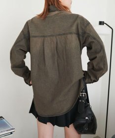 WEGO デニムウエスタンBIGシャツ