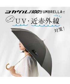 ATRENA 体感-10℃コカゲル晴雨兼用 スライド式ロングアンブレラ
