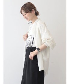 AMERICAN HOLIC 接触冷感＋速乾　強撚シアーボイルＢＩＧシャツ