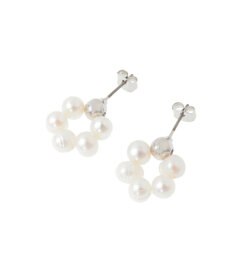 Green Parks ・ＨＡＬＦ　ＴＩＭＥ　淡水パールリングピアス