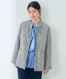 YECCA VECCA 金釦ツイードジャケット