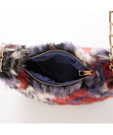 UNBILLION カシュカシュ cachecache / 花柄エコファーチェーンショルダー