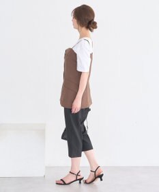 earth music&ecology 【セットアップ対応】フラップボタンビスチェ