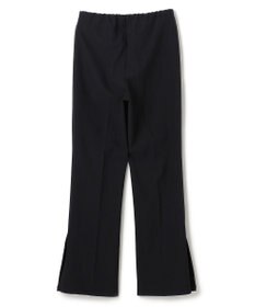 BEIGE， 【BEIGE,ecru/WEB限定】RIB BOTTOMS / ウエストゴムストレッチリブフレアパンツ