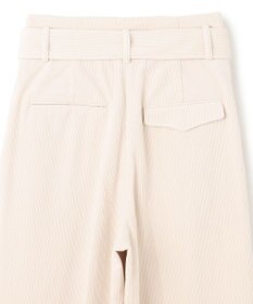BEIGE， 【洗える】PASTEUR / ウエストベルト付きコーデュロイパンツ