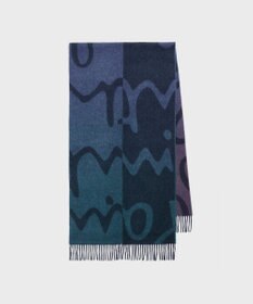 Paul Smith グラデーション ロゴ マフラー