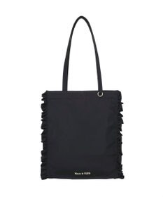 Maison de FLEUR 撥水加工フリルスクエアトートバッグ