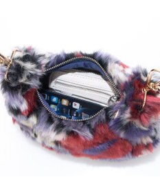 UNBILLION カシュカシュ cachecache / 花柄エコファーチェーンショルダー