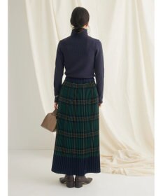 CRAFT STANDARD BOUTIQUE 配色チェックプリーツスカート
