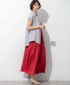 23区 S 【先行予約】LIBECOリネン ストライプ シャツ