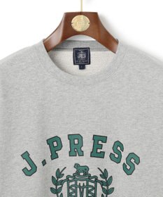 J.PRESS MEN 【J.PRESS ORIGINALS】【UNISEX】Supima Recycle Cotton CREST Logo Sweat
