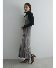 Green Parks armonia．ベロアキャミワンピース