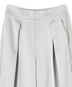 uncrave シャイニーダブルサテン ワイドパンツ