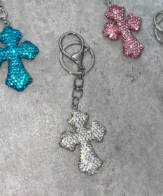 WEGO キラキラクロスキーホルダー