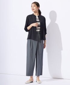 J.PRESS LADIES L 【洗える】テトロンレーヨンマンスローン ブラウス