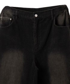 WEGO イージーバレルレッグコーデュロイパンツ