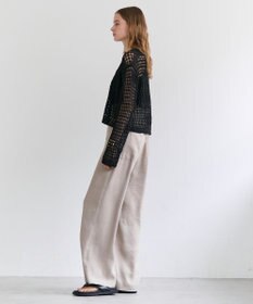 BEIGE， UVITE / コットンメッシュクロップドニット