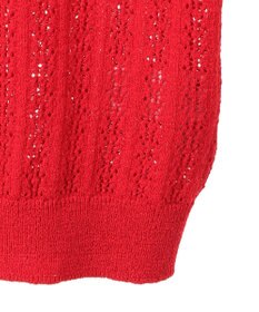 earth music&ecology 透かしニットプルオーバー