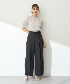 earth music&ecology 透かしニットプルオーバー