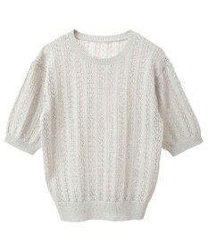 earth music&ecology 透かしニットプルオーバー