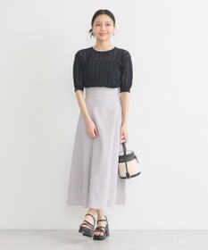 earth music&ecology 透かしニットプルオーバー