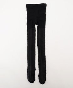 ANY KIDS リボン柄 ジャガードタイツ