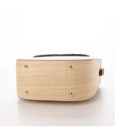 UNBILLION cachecache ポリプロピレンヒート×ビニール丸型2wayトートバッグ