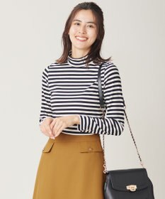 ANY SIS 【洗える】リブタートル カットソー