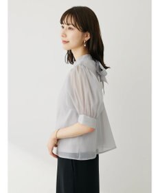 Green Parks ・ＥＬＥＮＣＡＲＥ　ＤＵＥ　バックリボンブラウス