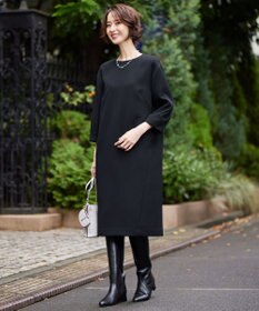 自由区 【XSサイズ～/洗える】ライトダブルクロス ワンピース