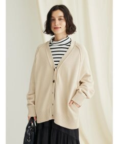 CRAFT STANDARD BOUTIQUE Ｖネックアウトリンキングカーディガン