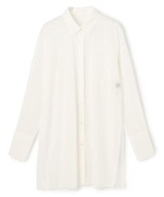 uncrave トリコットシフォン ロングシャツ