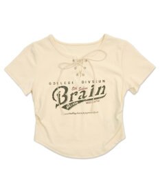 WEGO フロントレースアップピチT