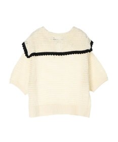 Green Parks クロシェ風セーラーカラーニット