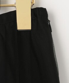 GRACE CONTINENTAL ブラックタフタオーバースカート