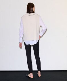 JOSEPH ポプリンシャツ×ニットベスト