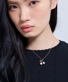 TOCCA PEARL CHERRY NECKLACE 淡水パールネックレス ゴールド系