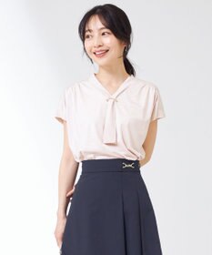 ANY SIS 【洗える】ポリベアボウタイ ブラウス