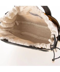 UNBILLION cachecache ポリプロピレンヒート×ビニール丸型2wayトートバッグ