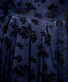 Tiaclasse 【安田美沙子さん着用・洗える】フラワーフロッキーワンピース