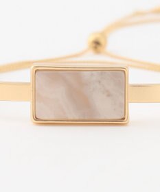 自由区 スクエアーガラス バングル