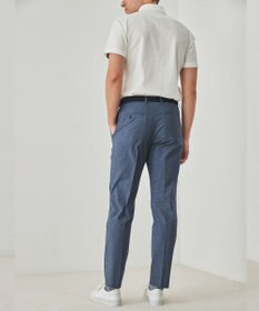 GOTAIRIKU 仕事で着られる 冷んやり綿パン【接触冷感/ストレッチ】ストレッチサマーポプリン